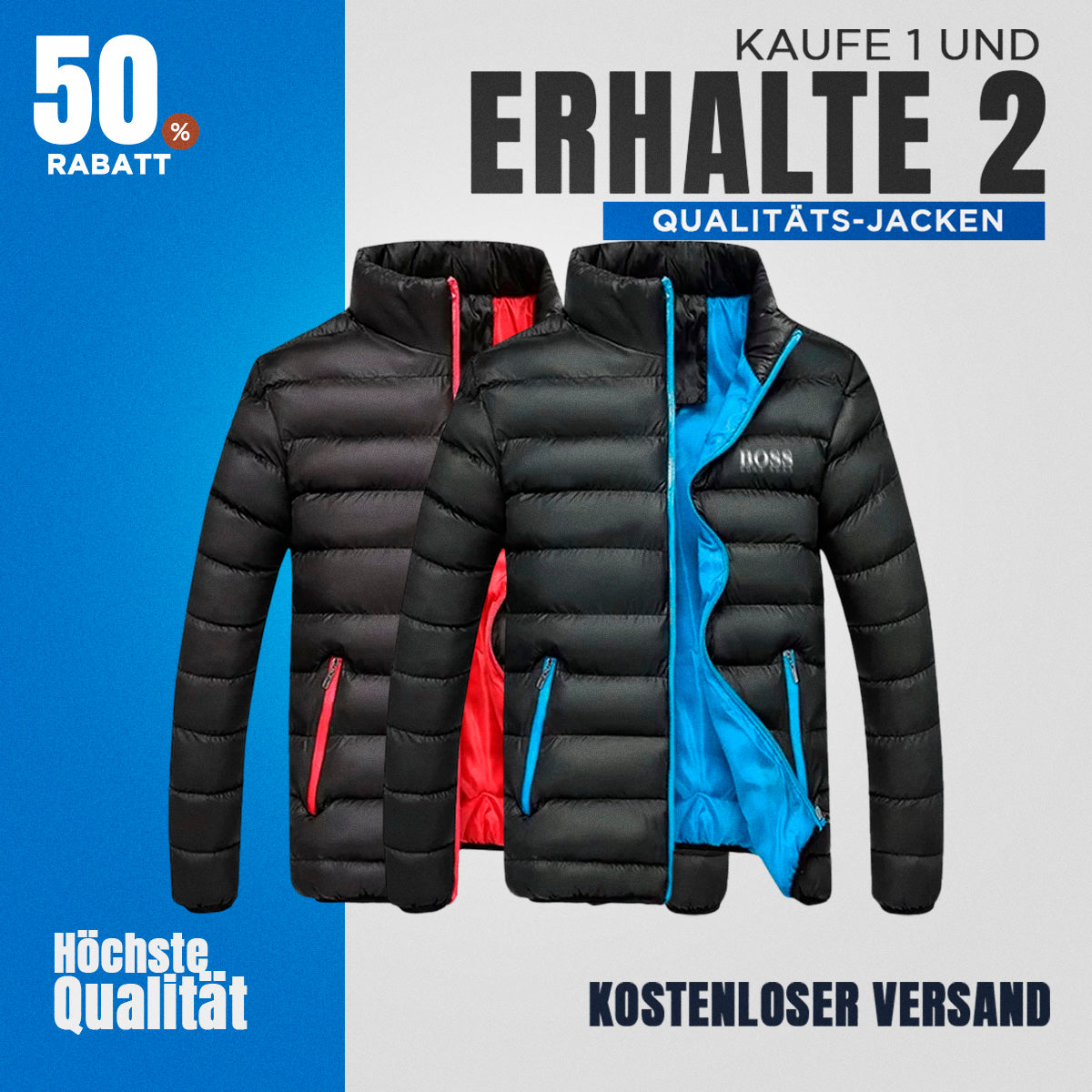 KAUFEN SIE 1, ERHALTEN SIE 2] H. Boss Sportjacke