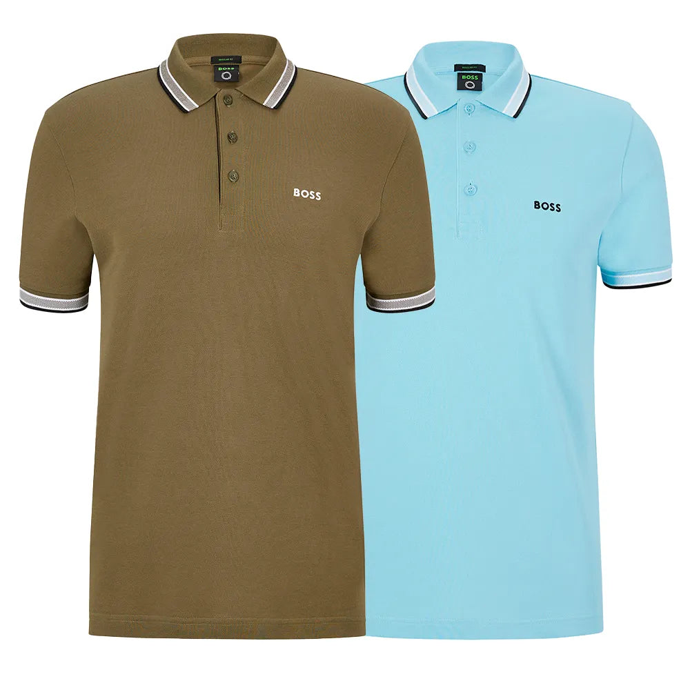 [KAUFEN SIE 1 ERHALTEN SIE 2] Kit 2 H. Boss Poloshirts