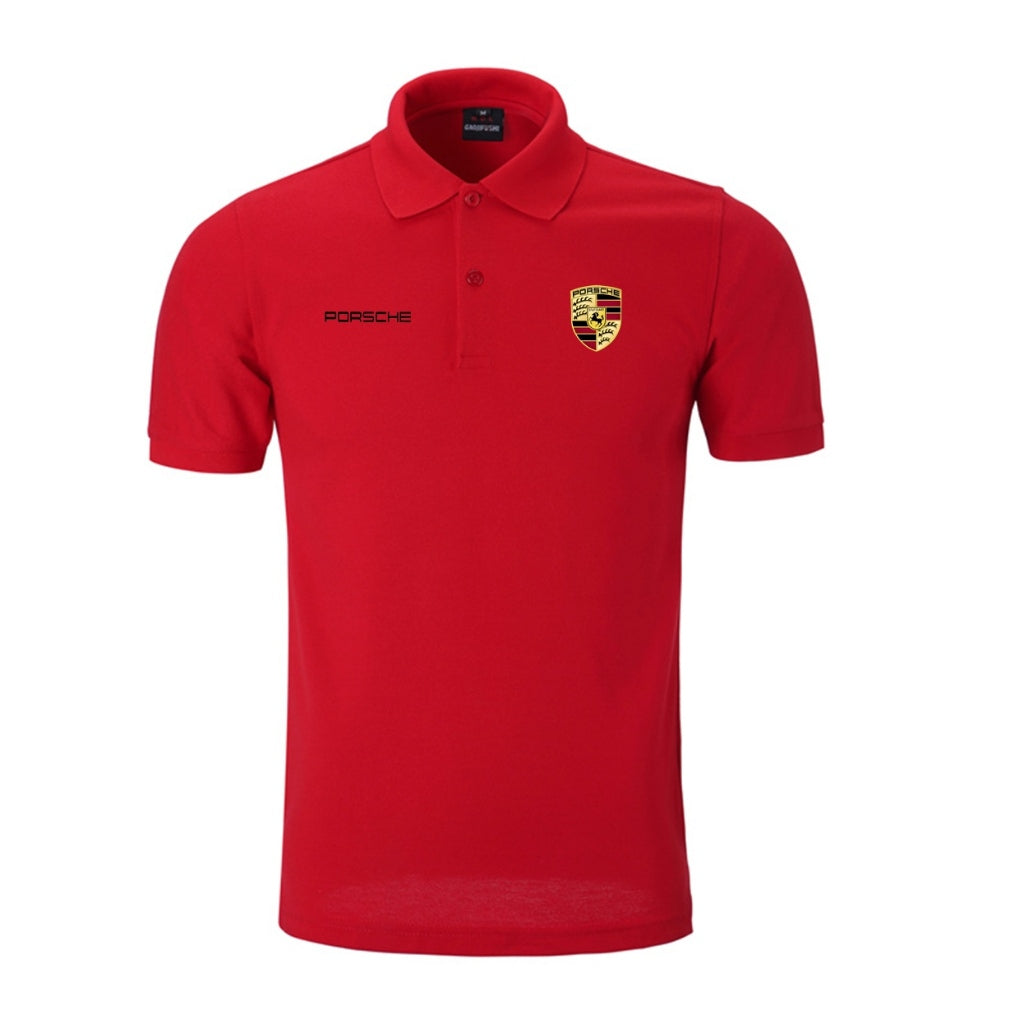 [KAUFEN SIE 1, ERHALTEN SIE 2] Kit 2 Porsche-Poloshirts