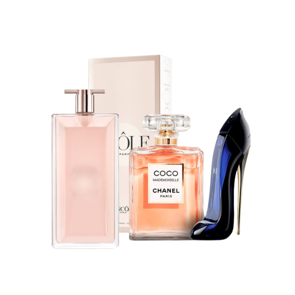 Combo 3 Damendüfte – Idôle, Coco Chanel Mademoiselle und Good Girl 50 ml